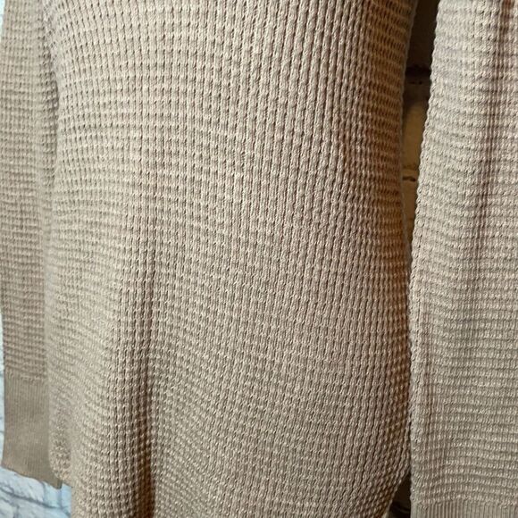 Kismet Long Sleeve Waffle Sweater Size Extra Small - Picture 4 of 9